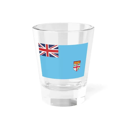 Flag of Fiji Coat of arms small (Fiji) Shot Glass 1.5oz 1.5oz - Go Mug Yourself