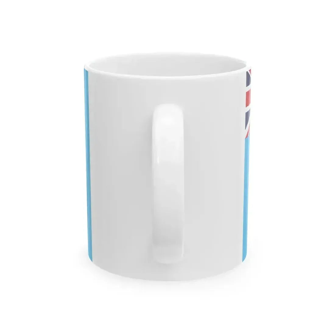 Flag of Fiji Coat of arms small (Fiji) White Coffee Mug - Go Mug Yourself