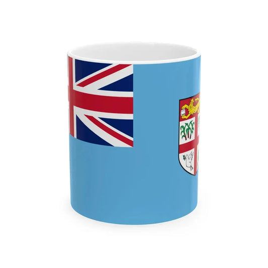 Flag of Fiji (Fiji) White Coffee Mug 11oz - Go Mug Yourself