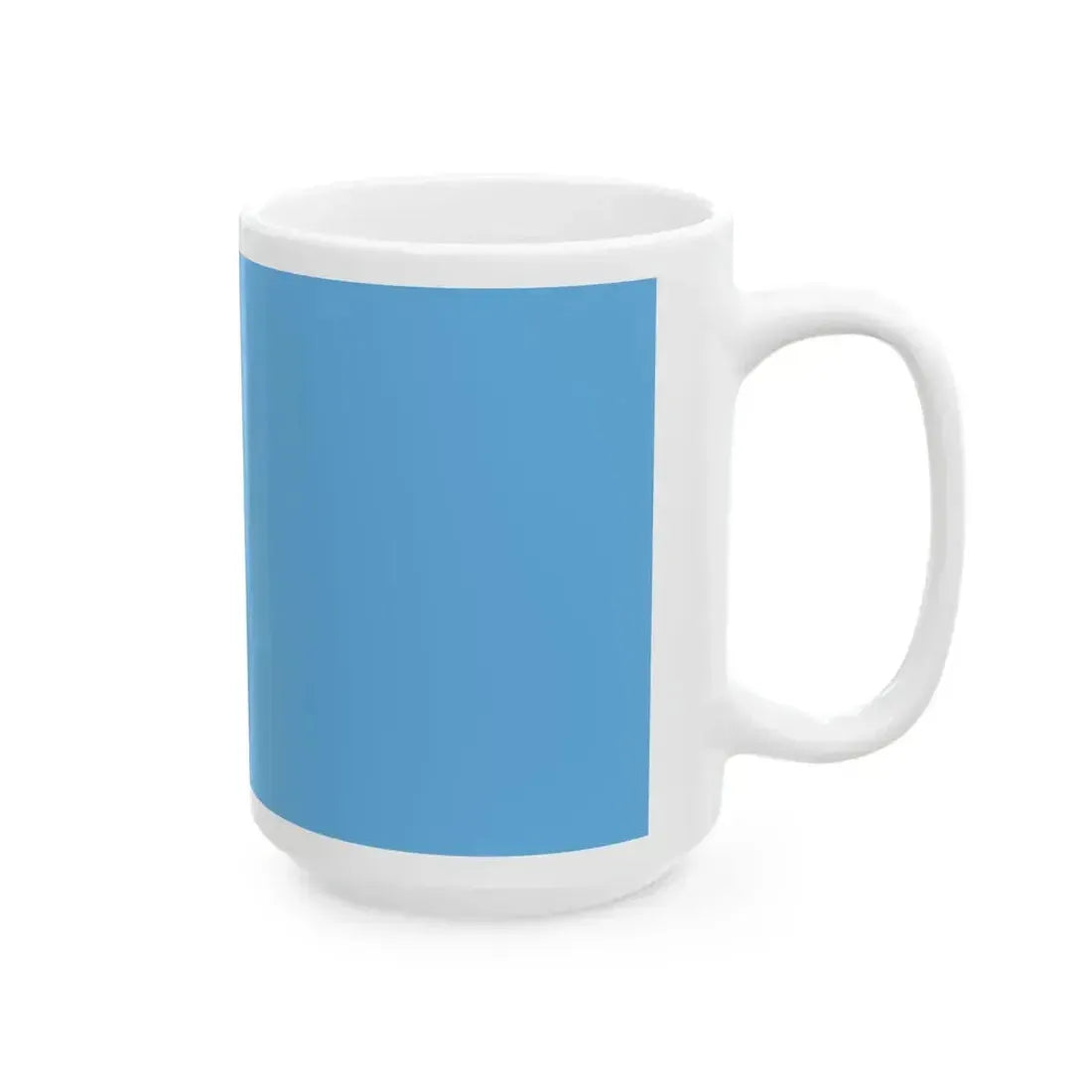 Flag of Fiji no coat of arms (Fiji) White Coffee Mug - Go Mug Yourself