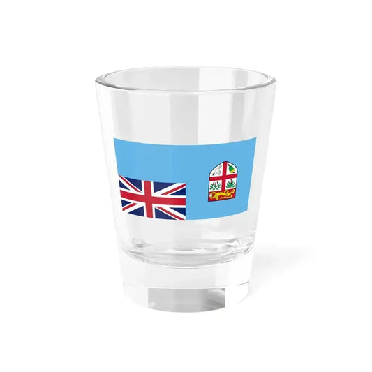 Flag of Fiji upside down (Fiji) Shot Glass 1.5oz 1.5oz - Go Mug Yourself