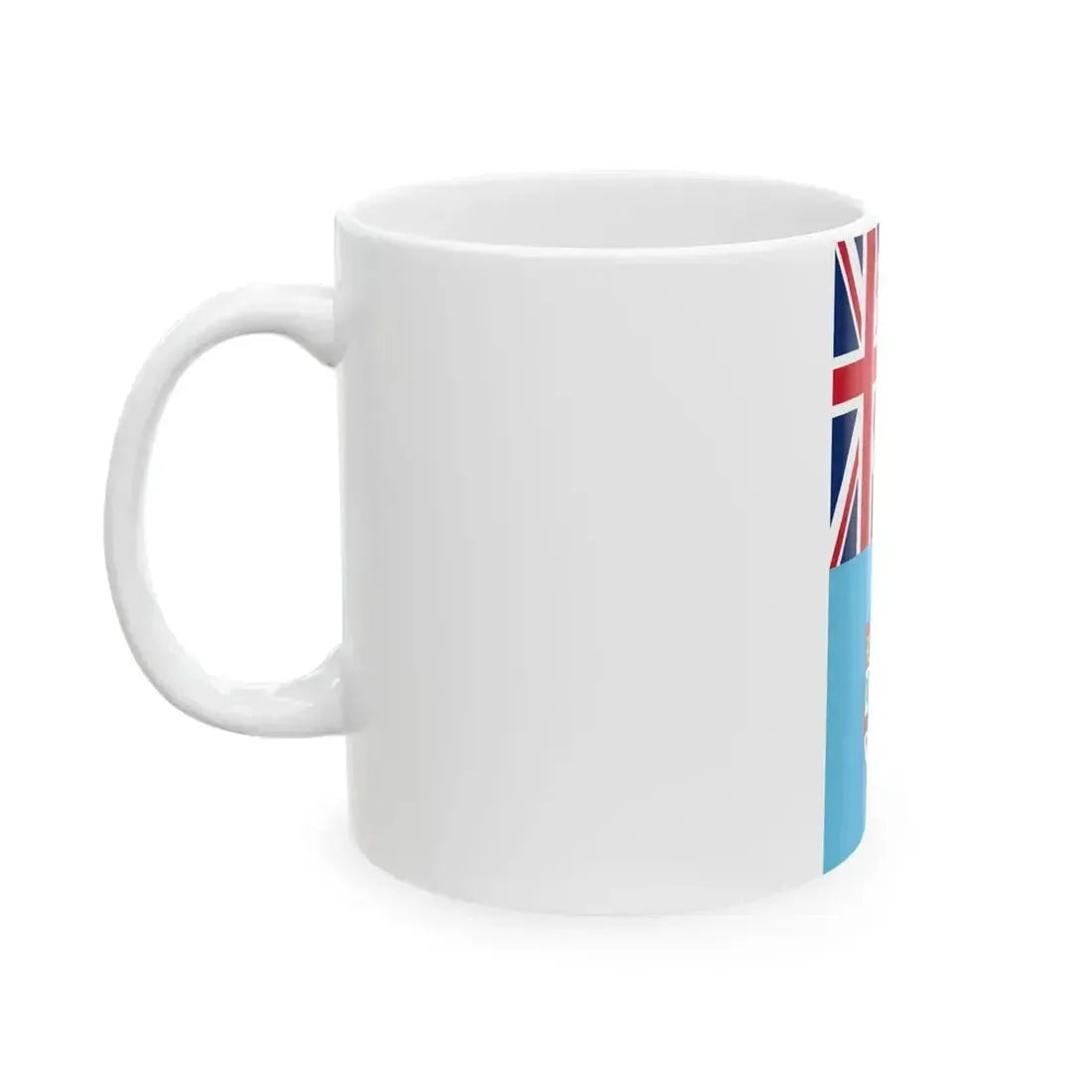 Flag of Fiji vertical (Fiji) White Coffee Mug - Go Mug Yourself