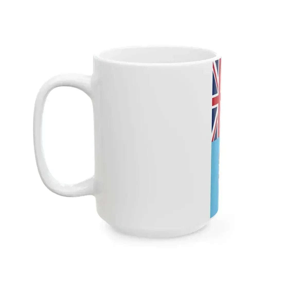Flag of Fiji vertical (Fiji) White Coffee Mug - Go Mug Yourself