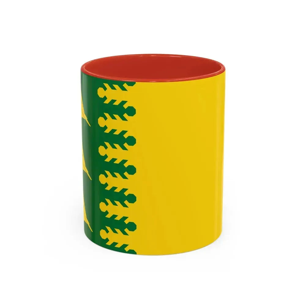 Flag of Finchfield UK - Accent Coffee Mug 11oz Red - Go Mug Yourself