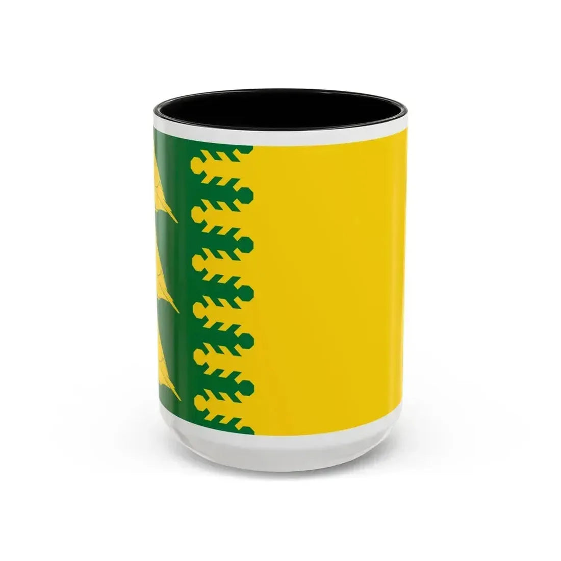 Flag of Finchfield UK - Accent Coffee Mug 15oz Black - Go Mug Yourself