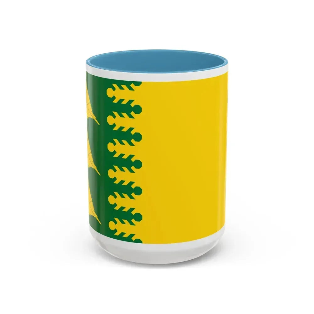 Flag of Finchfield UK - Accent Coffee Mug 15oz Light Blue - Go Mug Yourself