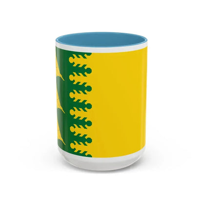 Flag of Finchfield UK - Accent Coffee Mug 15oz Light Blue - Go Mug Yourself