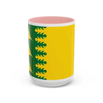 Flag of Finchfield UK - Accent Coffee Mug 15oz Pink - Go Mug Yourself