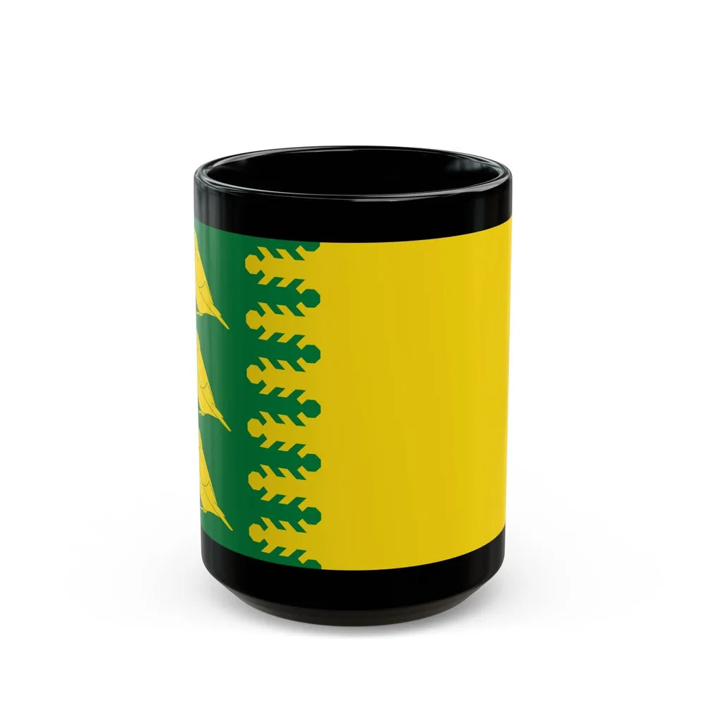 Flag of Finchfield UK - Black Coffee Mug-15oz-Go Mug Yourself