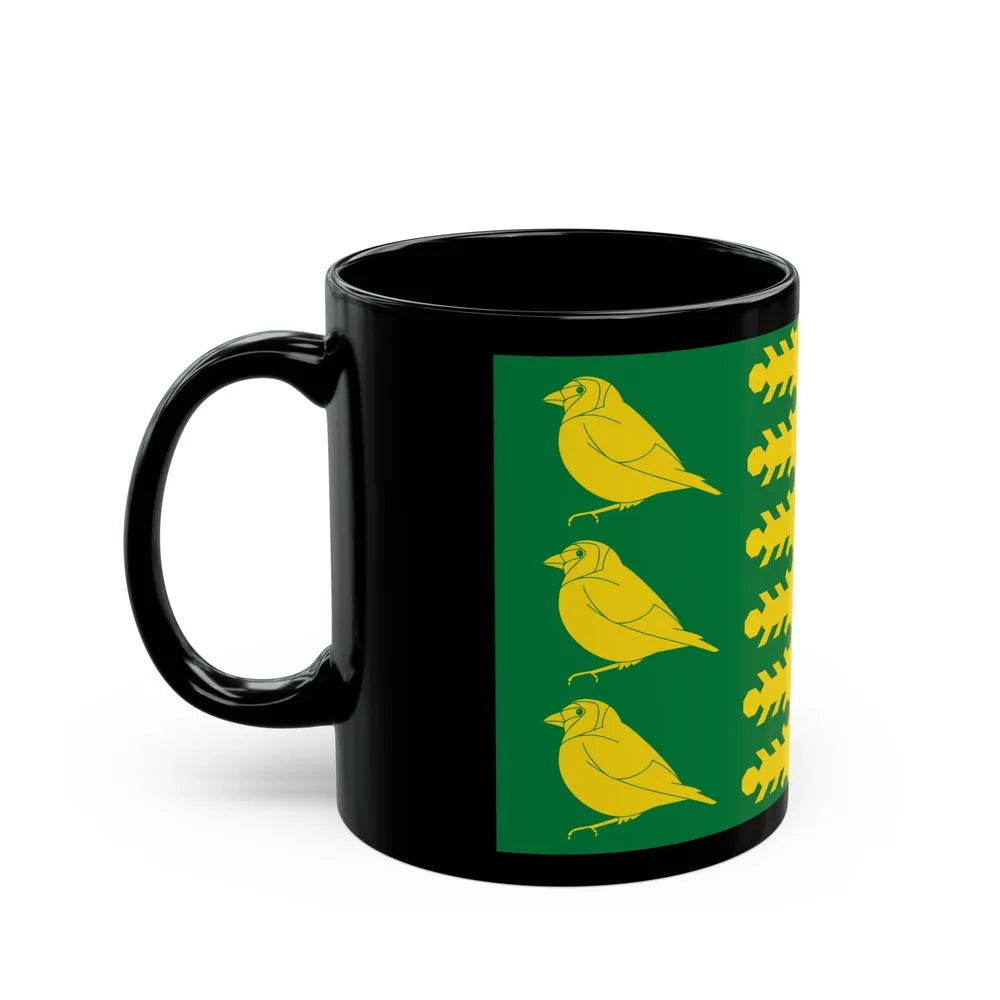 Flag of Finchfield UK - Black Coffee Mug-Go Mug Yourself