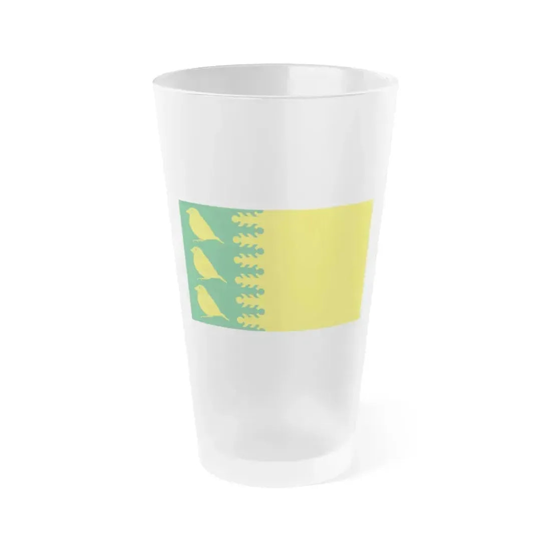 Flag of Finchfield UK - Frosted Pint Glass 16oz 16oz Frosted - Go Mug Yourself