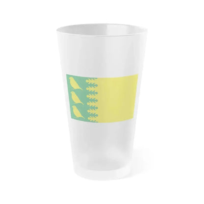 Flag of Finchfield UK - Frosted Pint Glass 16oz 16oz Frosted - Go Mug Yourself