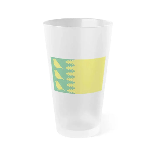 Flag of Finchfield UK - Frosted Pint Glass 16oz 16oz Frosted - Go Mug Yourself