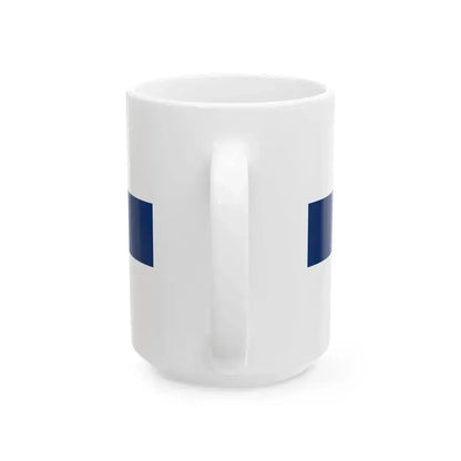 Flag of Finland 1-2 (Finland) White Coffee Mug - Go Mug Yourself