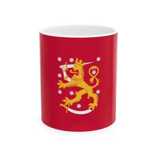 Flag of Finland 1918 state (Finland) White Coffee Mug 11oz - Go Mug Yourself