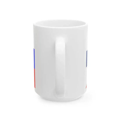 Flag of Finland and Russia (Finland) White Coffee Mug - Go Mug Yourself