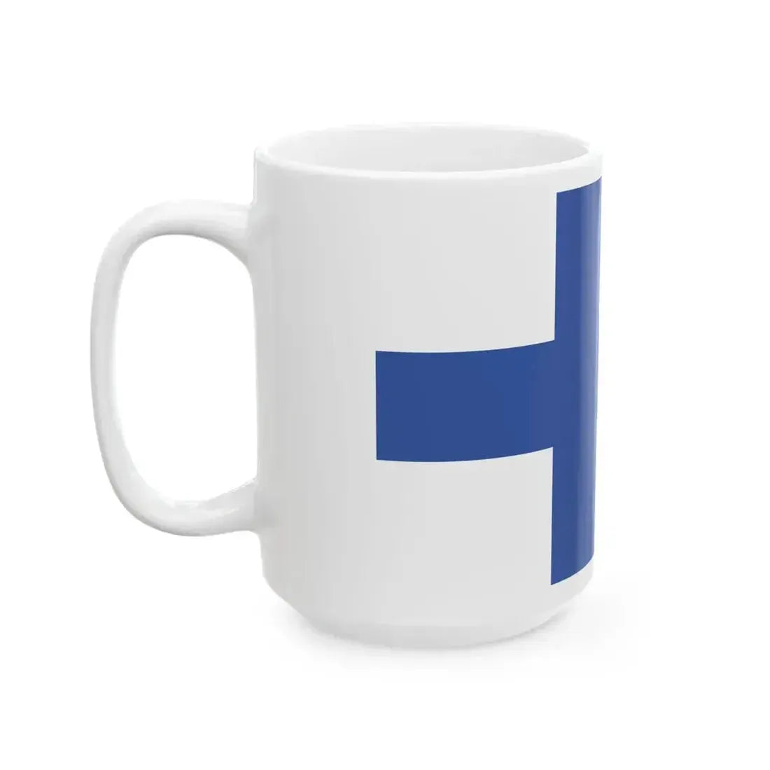 Flag of Finland WFB 2004 (Finland) White Coffee Mug - Go Mug Yourself