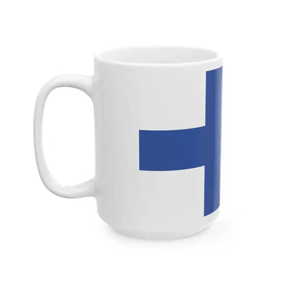 Flag of Finland WFB 2004 (Finland) White Coffee Mug - Go Mug Yourself