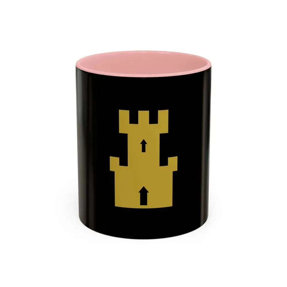 Flag of Finnmark Norway - Accent Coffee Mug 11oz Pink - Go Mug Yourself