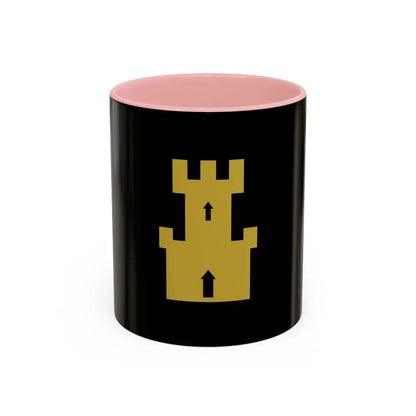 Flag of Finnmark Norway - Accent Coffee Mug 11oz Pink - Go Mug Yourself