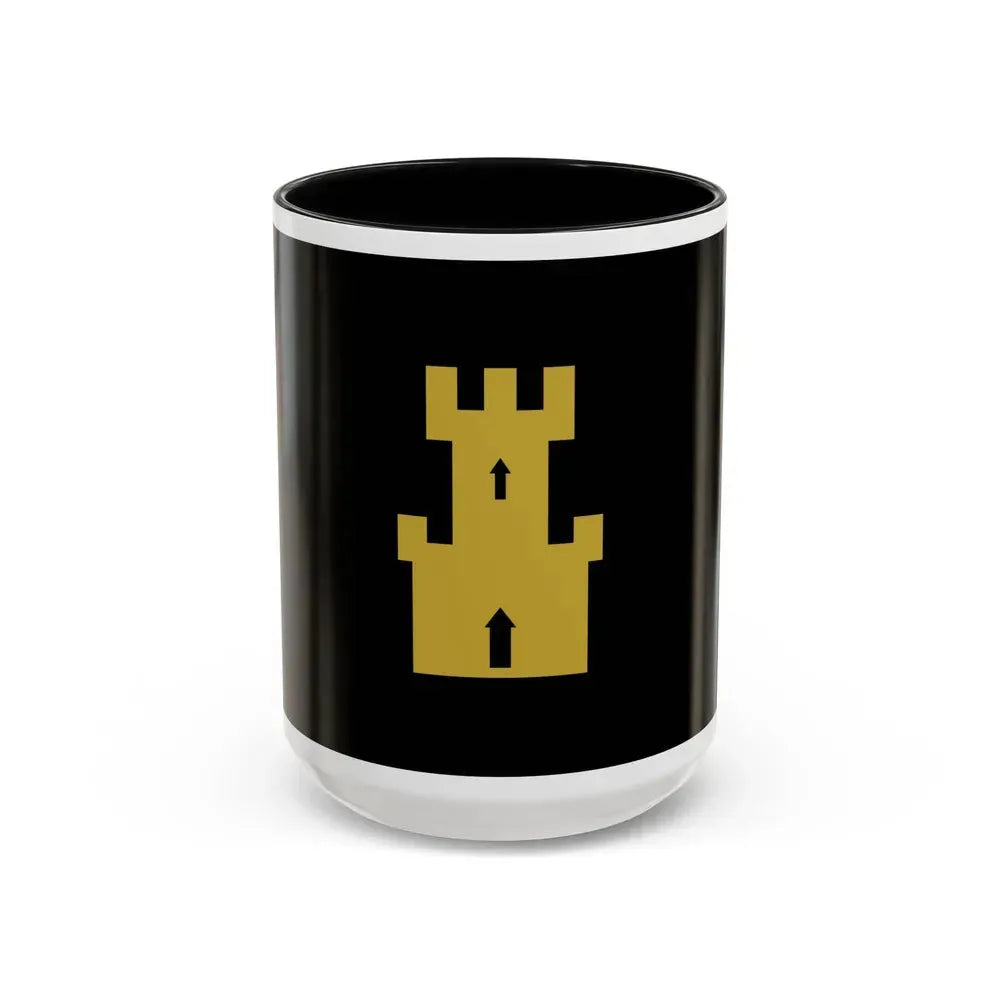 Flag of Finnmark Norway - Accent Coffee Mug 15oz Black - Go Mug Yourself