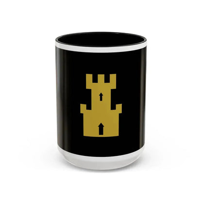 Flag of Finnmark Norway - Accent Coffee Mug 15oz Black - Go Mug Yourself