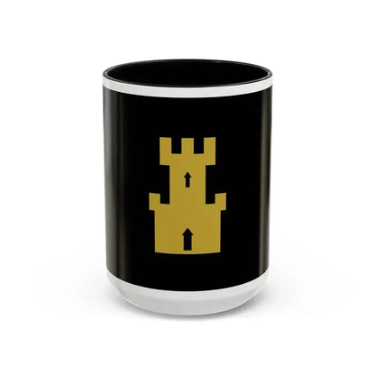 Flag of Finnmark Norway - Accent Coffee Mug 15oz Black - Go Mug Yourself