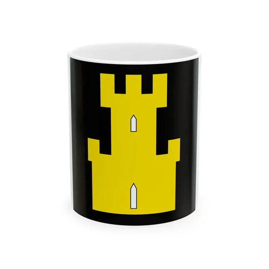 Flag of Finnmark (Norway) White Coffee Mug 11oz - Go Mug Yourself