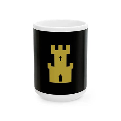Flag of Finnmark Norway - White Coffee Mug 15oz - Go Mug Yourself