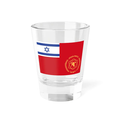 Flag of FireDep Chief of Staff (Israel) Shot Glass 1.5oz 1.5oz - Go Mug Yourself
