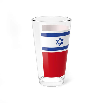 Flag of FireDep Chief of Staff-New (Israel) Pint Glass 16oz - Go Mug Yourself