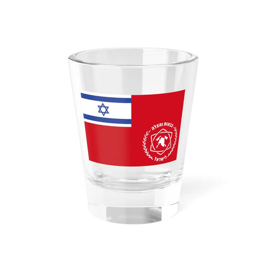 Flag of FireDep Chief of Staff-New (Israel) Shot Glass 1.5oz 1.5oz - Go Mug Yourself