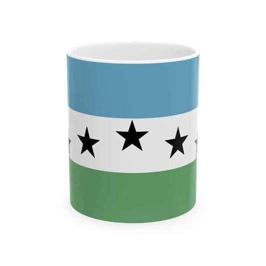 Flag of Firestone Colorado (United States) White Coffee Mug 11oz - Go Mug Yourself