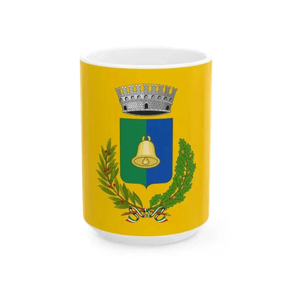 Flag of Fiscaglia (Italy) White Coffee Mug 15oz - Go Mug Yourself