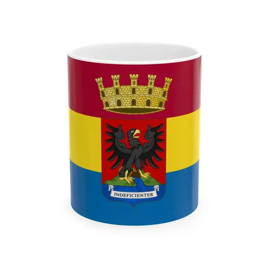 Flag of Fiume 1924-1945 Variant (Italy) White Coffee Mug 11oz - Go Mug Yourself