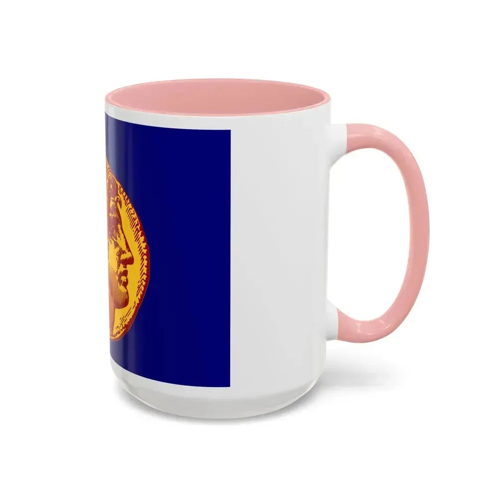 Flag of Flag of Thessaloniki Greece - Accent Coffee Mug - Go Mug Yourself