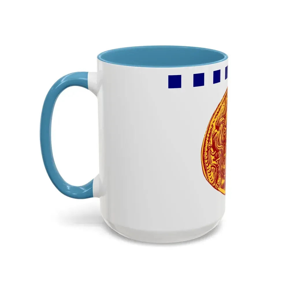 Flag of Flag of Thessaloniki Greece - Accent Coffee Mug - Go Mug Yourself