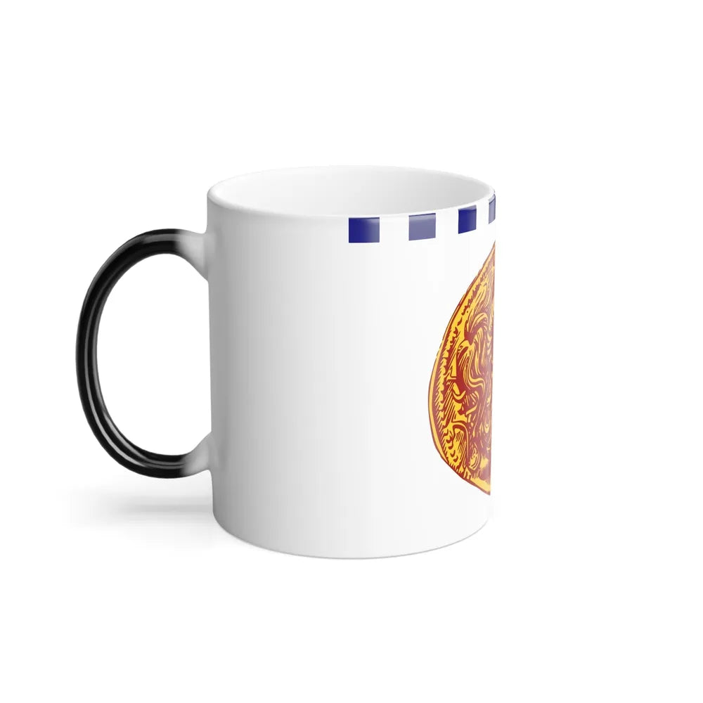 Flag of Flag of Thessaloniki Greece - Color Changing Coffee Mug-Go Mug Yourself