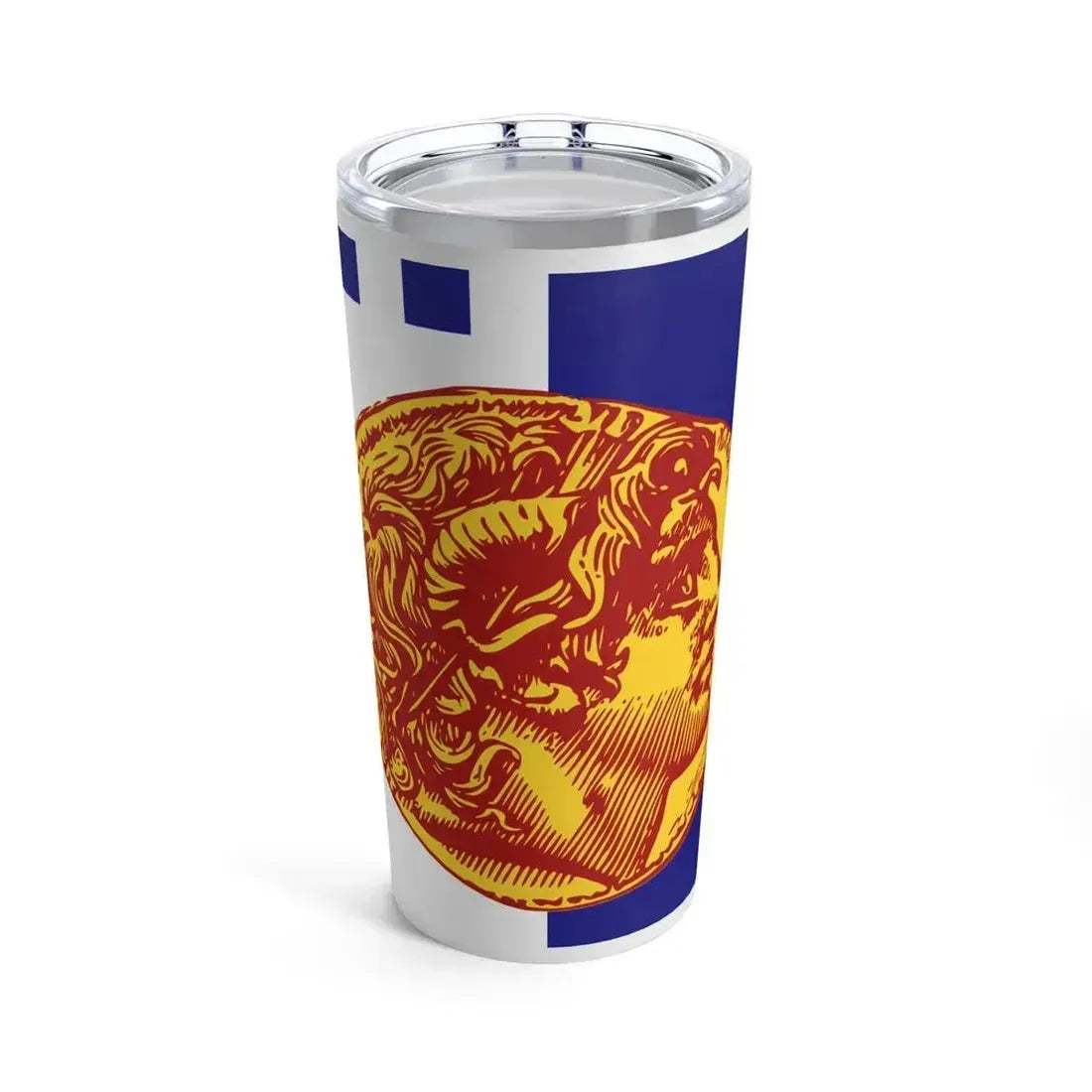 Flag of Flag of Thessaloniki Greece - Tumbler 20oz 20oz - Go Mug Yourself