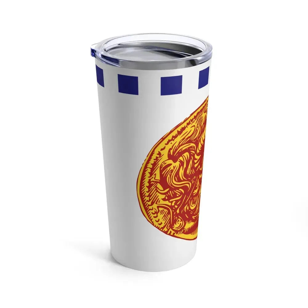 Flag of Flag of Thessaloniki Greece - Tumbler 20oz - Go Mug Yourself