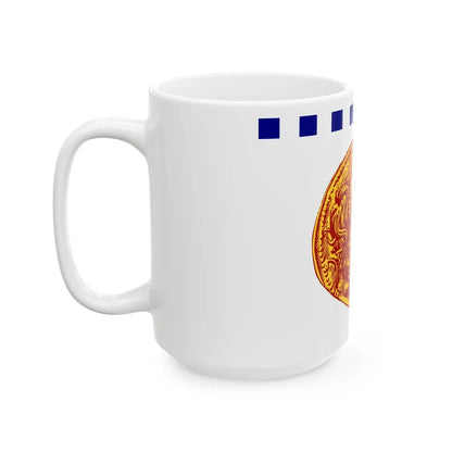 Flag of Flag of Thessaloniki Greece - White Coffee Mug-Go Mug Yourself