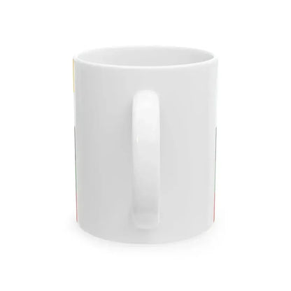 Flag of Fleet Commander of the Beiyang Fleet (China) White Coffee Mug - Go Mug Yourself