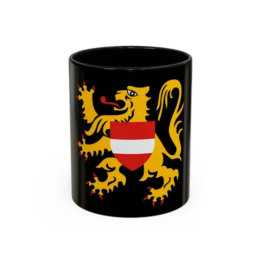 Flag of Flemish Brabant Belgium - Accent Coffee Mug 11oz Black - Go Mug Yourself