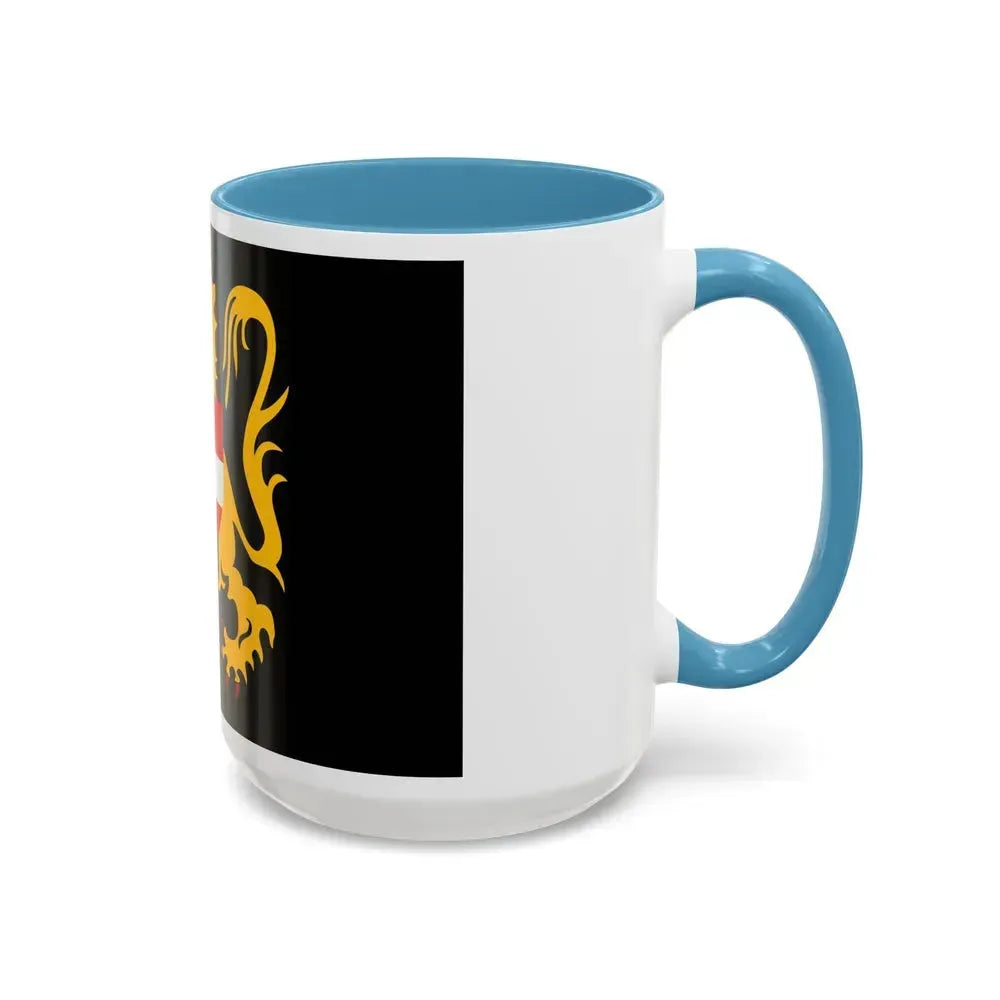Flag of Flemish Brabant Belgium - Accent Coffee Mug - Go Mug Yourself