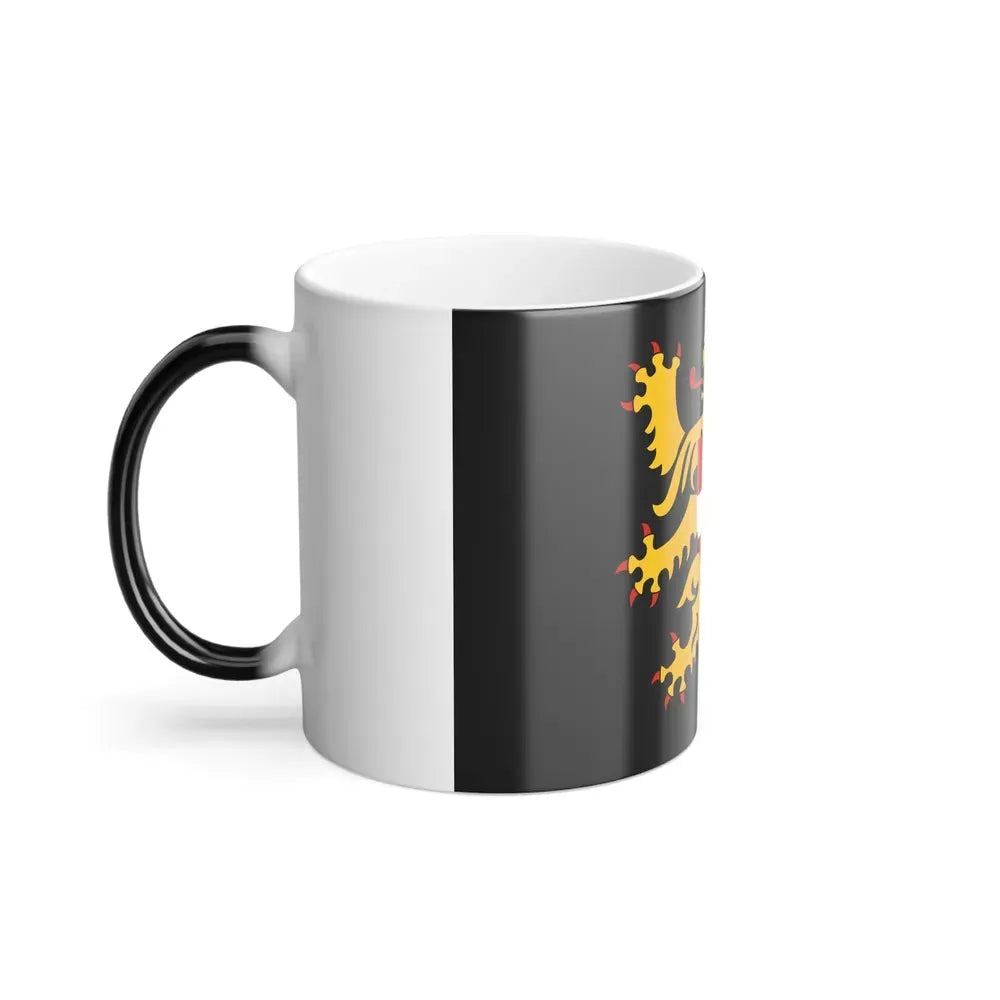 Flag of Flemish Brabant Belgium - Color Changing Coffee Mug - Go Mug Yourself