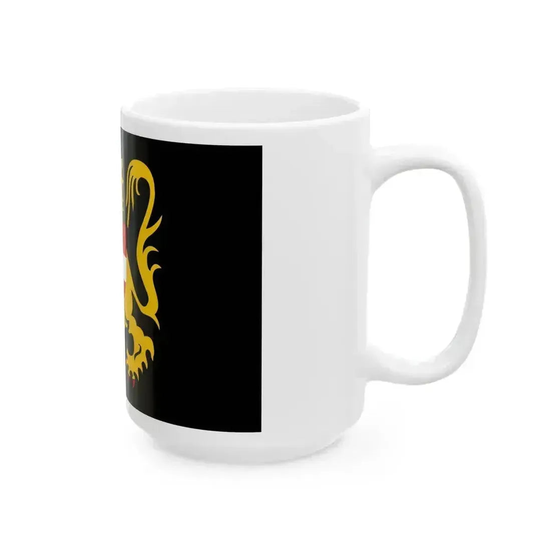 Flag of Flemish Brabant Belgium - White Coffee Mug - Go Mug Yourself