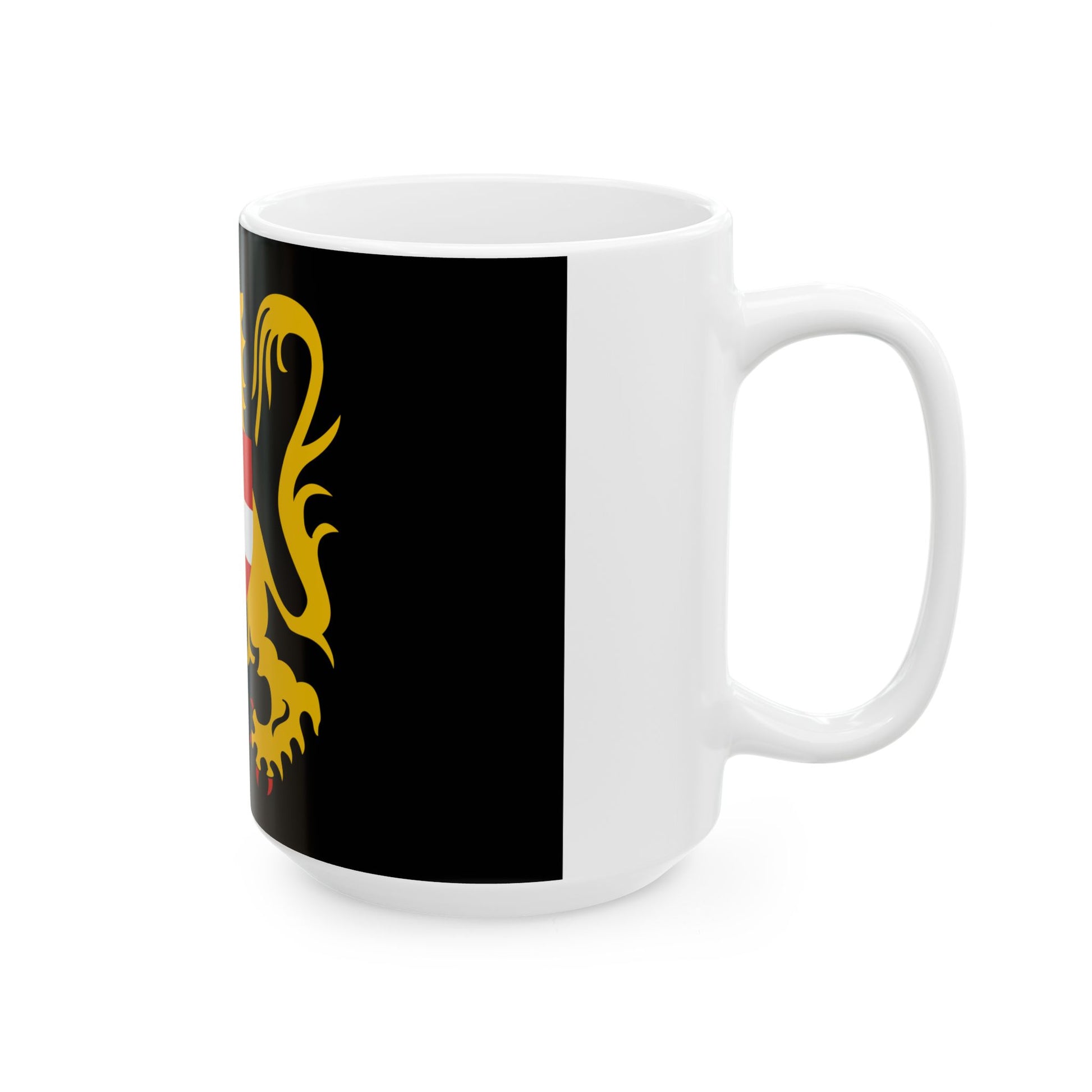 Flag of Flemish Brabant (Belgium) White Coffee Mug-Go Mug Yourself