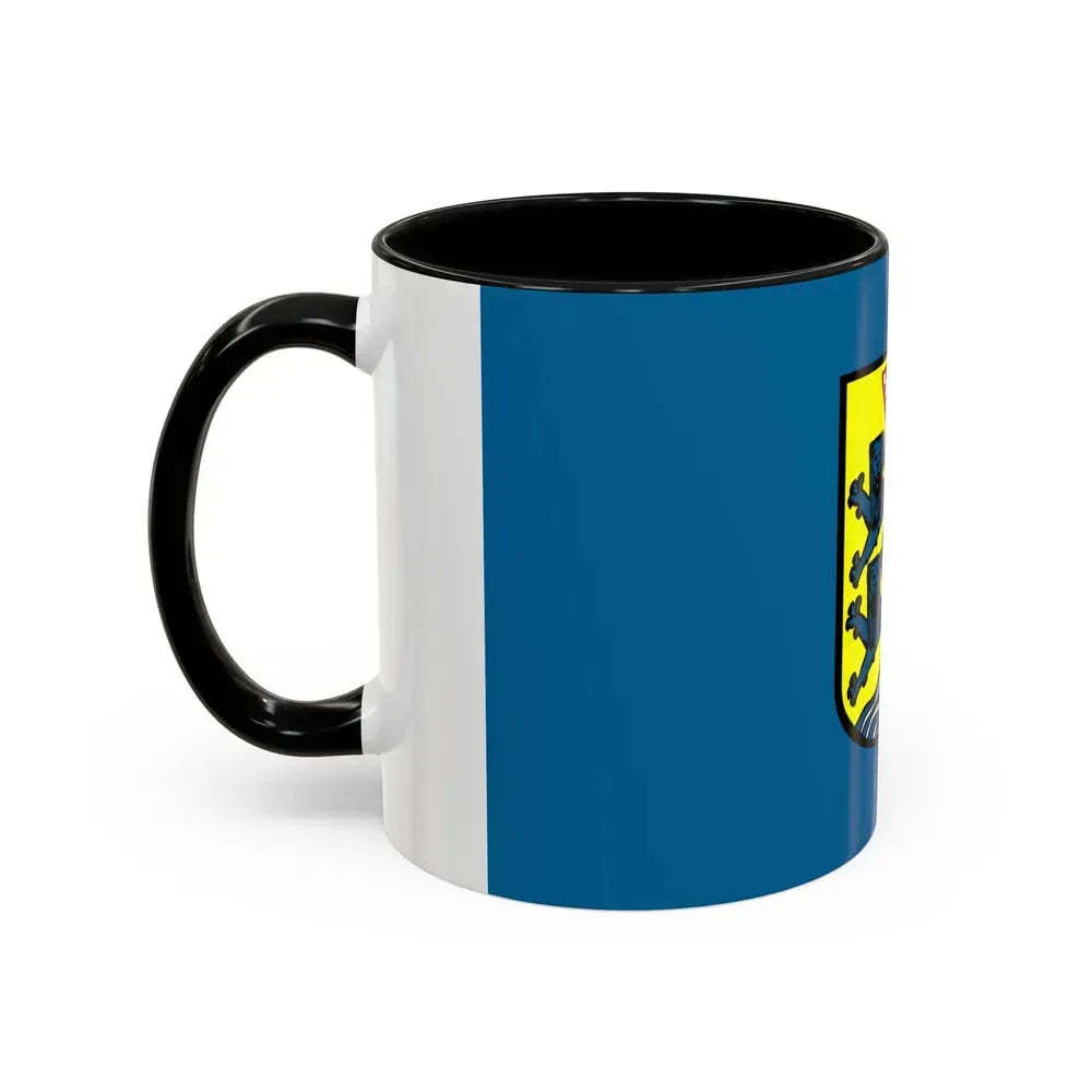 Flag of Flensburg Germany - Accent Coffee Mug - Go Mug Yourself
