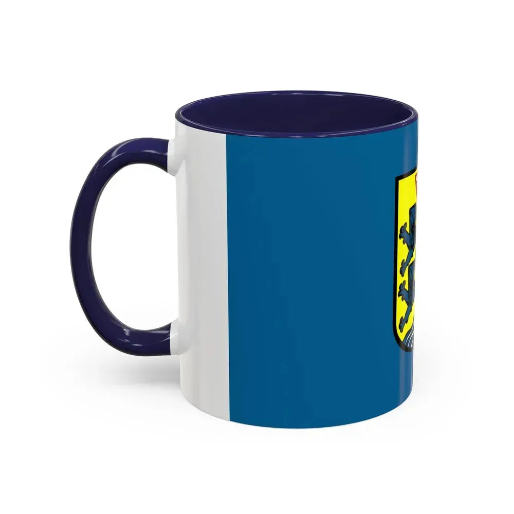 Flag of Flensburg Germany - Accent Coffee Mug - Go Mug Yourself