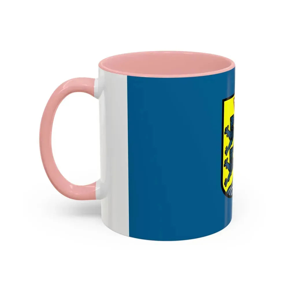 Flag of Flensburg Germany - Accent Coffee Mug - Go Mug Yourself